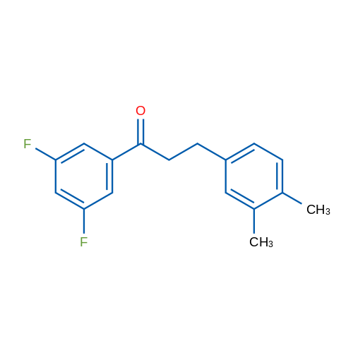 3',5'-Difluoro-3-(3,4-dimethylphenyl)propiophenone 1g