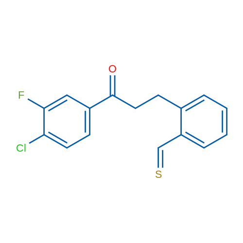 4'-Chloro-3'-fluoro-3-(2-thiomethylphenyl)propiophenone 1g