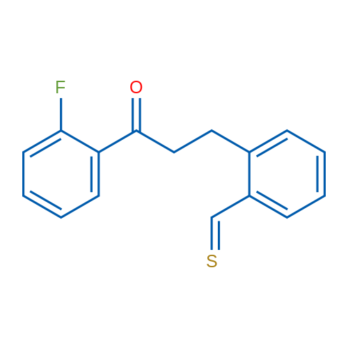 2'-Fluoro-3-(2-thiomethylphenyl)propiophenone 1g