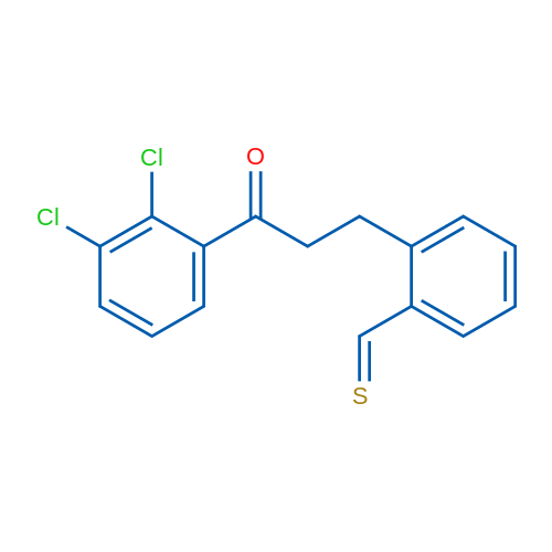 2',3'-Dichloro-3-(2-thiomethylphenyl)propiophenone 1g