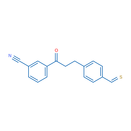 3'-Cyano-3-(4-thiomethylphenyl)propiophenone 1g