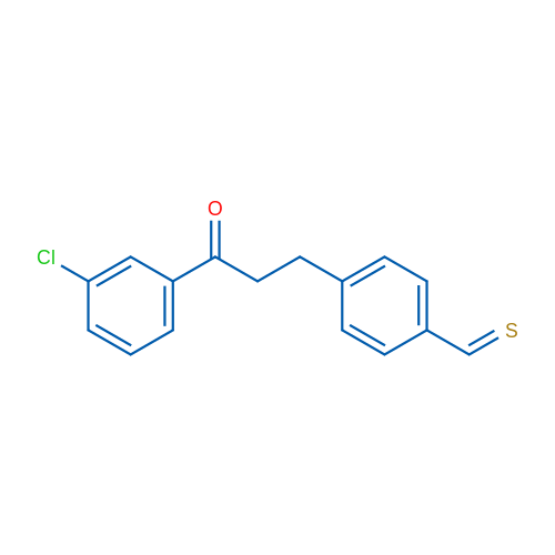 3'-Chloro-3-(4-thiomethylphenyl)propiophenone 1g