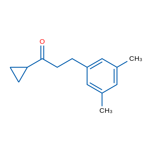 Cyclopropyl 2-(3,5-dimethylphenyl)ethyl ketone 1g