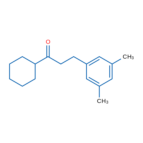 Cyclohexyl 2-(3,5-dimethylphenyl)ethyl ketone 1g