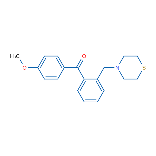 4'-Methoxy-2-thiomorpholinomethyl benzophenone 1g
