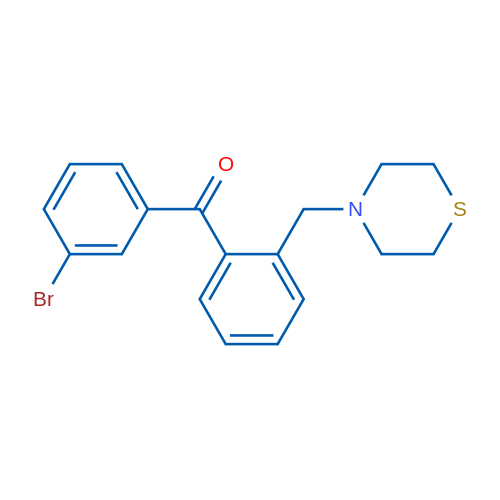 3'-Bromo-2-thiomorpholinomethyl benzophenone 1g
