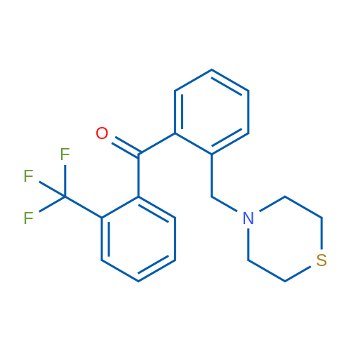 2-Thiomorpholinomethyl-2'-trifluoromethylbenzophenone 1g