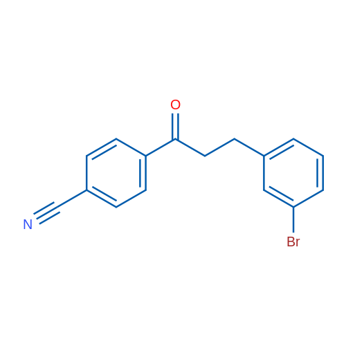4-(3-(3-Bromophenyl)propanoyl)benzonitrile 1g