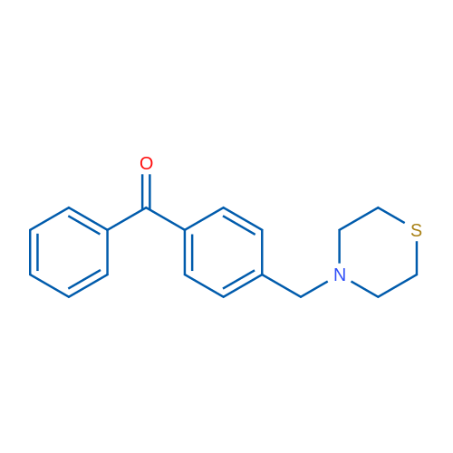 4-(Thiomorpholinomethyl)benzophenone 1g