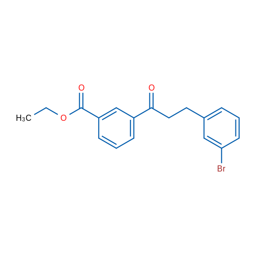 Ethyl 3-(3-(3-bromophenyl)propanoyl)benzoate 1g