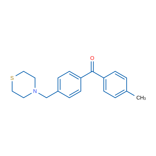 4-Methyl-4'-thiomorpholinomethyl benzophenone 1g