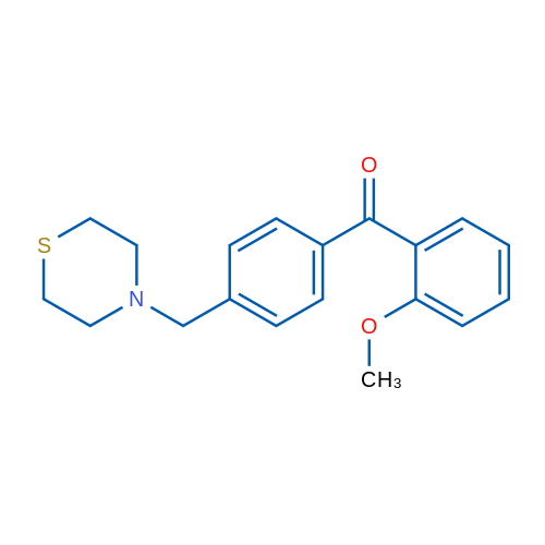 2-Methoxy-4'-thiomorpholinomethyl benzophenone 1g