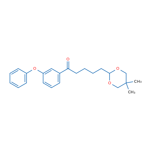 5-(5,5-Dimethyl-1,3-dioxan-2-yl)-3'-phenoxyvalerophenone 1g