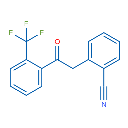 2-(2-Cyanophenyl)-2'-trifluoromethylacetophenone 1g