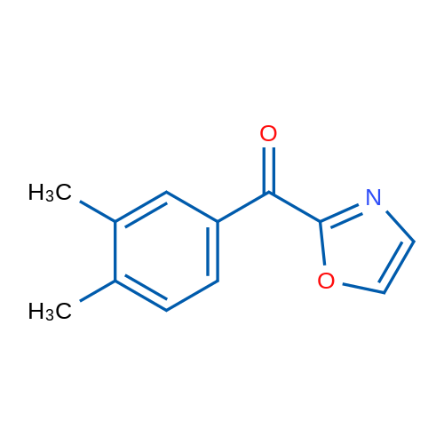(3,4-Dimethylphenyl)(oxazol-2-yl)methanone 1g