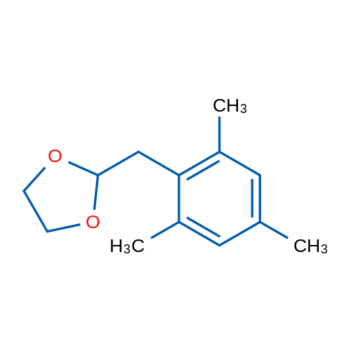 2,4,6-Trimethyl(1,3-dioxolan-2-ylmethyl)benzene 1g