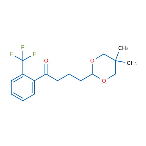 4-(5,5-Dimethyl-1,3-dioxan-2-yl)-2'-trifluoromethylbutyrophenone 1g