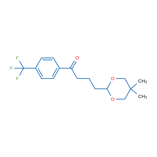 4-(5,5-Dimethyl-1,3-dioxan-2-yl)-4'-trifluoromethylbutyrophenone 1g