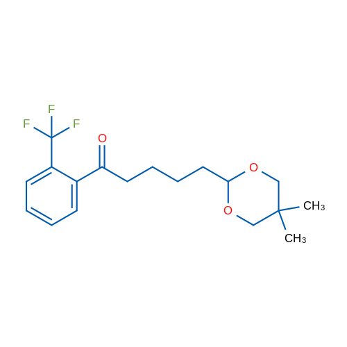 5-(5,5-Dimethyl-1,3-dioxan-2-yl)-2'-trifluoromethylvalerophenone 1g