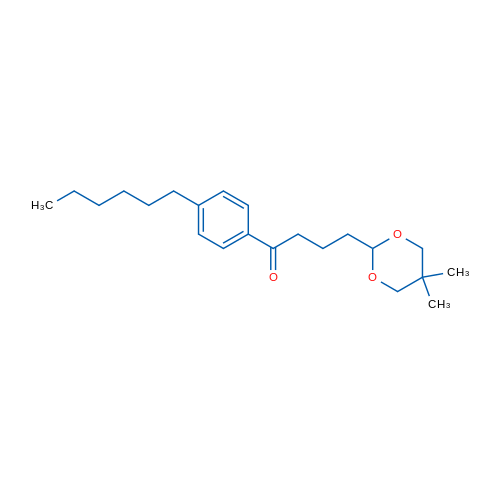 4-(5,5-Dimethyl-1,3-dioxan-2-yl)-4'-hexylbutyrophenone 1g