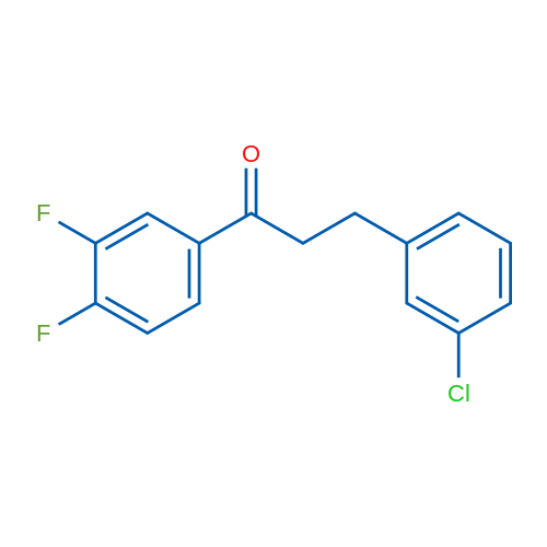 3-(3-Chlorophenyl)-3',4'-difluoropropiophenone 1g