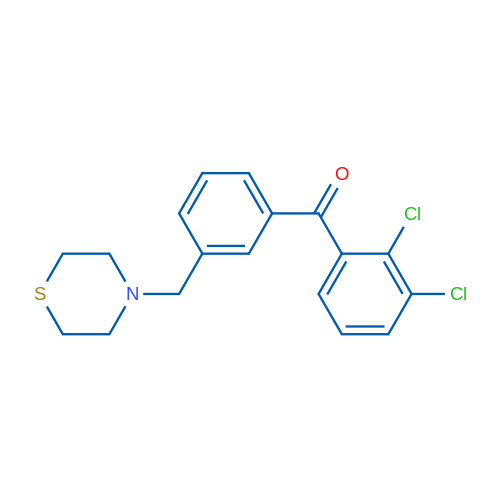 2,3-Dichloro-3'-thiomorpholinomethyl benzophenone 1g