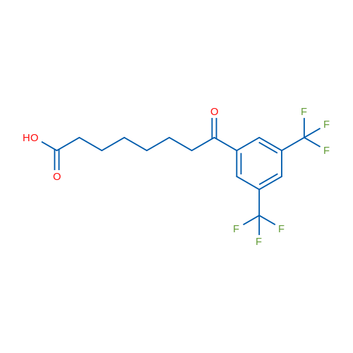 8-(3,5-Ditrifluoromethylphenyl)-8-oxooctanoic acid 1g