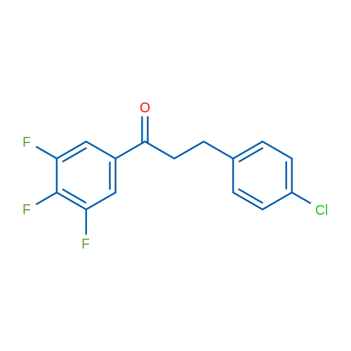 3-(4-Chlorophenyl)-3',4',5'-trifluoropropiophenone 1g