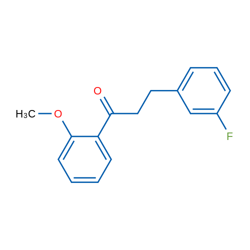 3-(3-Fluorophenyl)-2'-methoxypropiophenone 1g