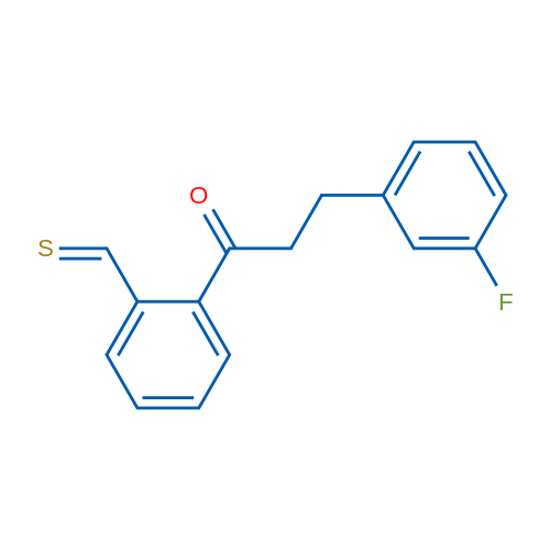 3-(3-Fluorophenyl)-2'-thiomethylpropiophenone 1g