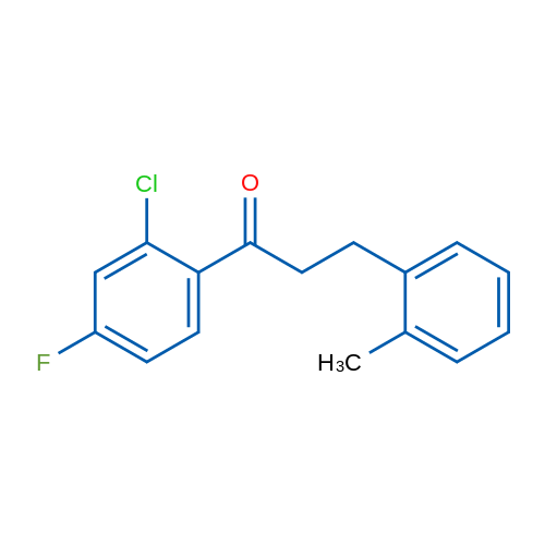 2'-Chloro-4'-fluoro-3-(2-methylphenyl)propiophenone 1g