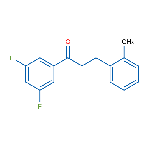 3',5'-Difluoro-3-(2-methylphenyl)propiophenone 1g