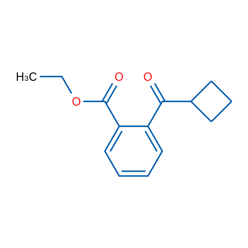 2-Carboethoxyphenyl cyclobutyl ketone 1g