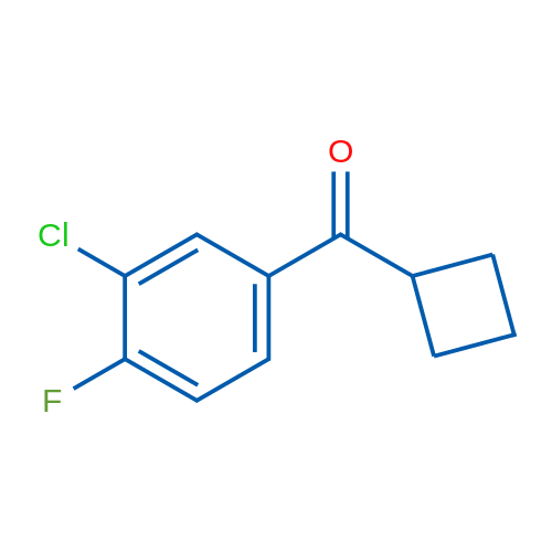 3-Chloro-4-fluorophenyl cyclobutyl ketone 1g