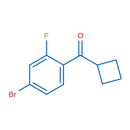 4-Bromo-2-fluorophenyl cyclobutyl ketone 1g