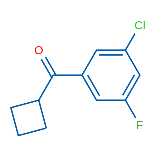 3-Chloro-5-fluorophenyl cyclobutyl ketone 1g