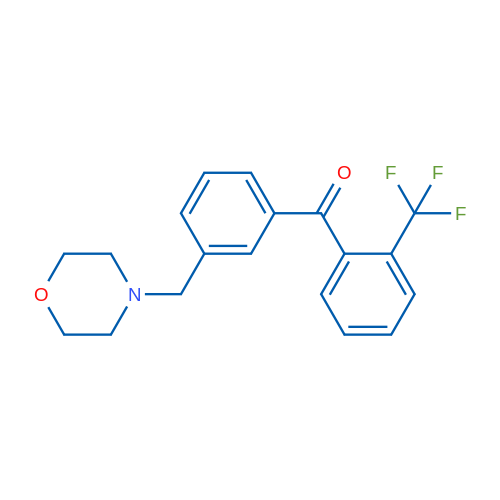 3'-Morpholinomethyl-2-trifluoromethylbenzophenone 1g