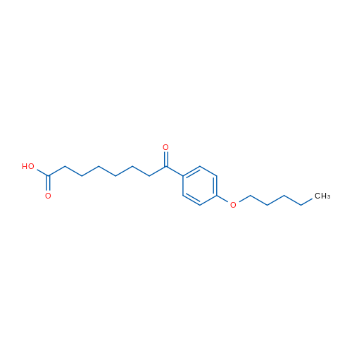 8-Oxo-8-(4-pentyloxyphenyl)octanoic acid 1g