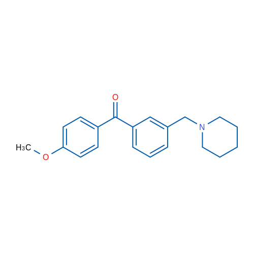 4'-Methoxy-3-piperidinomethyl benzophenone 1g