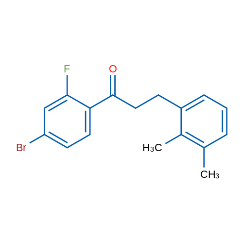 4'-Bromo-3-(2,3-dimethylphenyl)-2'-fluoropropiophenone 1g