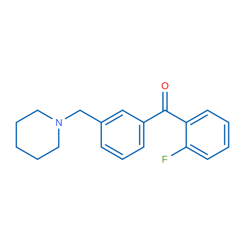 2-Fluoro-3'-piperidinomethyl benzophenone 1g