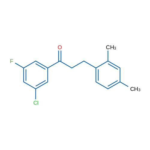 3'-Chloro-3-(2,4-dimethylphenyl)-5'-fluoropropiophenone 1g