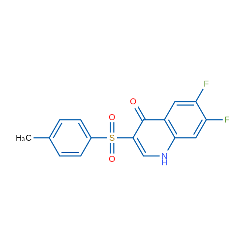 6,7-Difluoro-3-(4-methylbenzenesulfonyl)-1,4-dihydroquinolin-4-one 1g