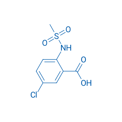 5-Chloro-2-(methylsulfonamido)benzoic acid 250mg