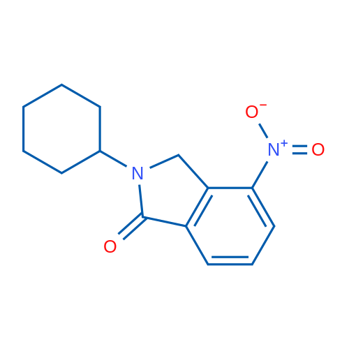 2-Cyclohexyl-4-nitro-2,3-dihydro-1H-isoindol-1-one 1g
