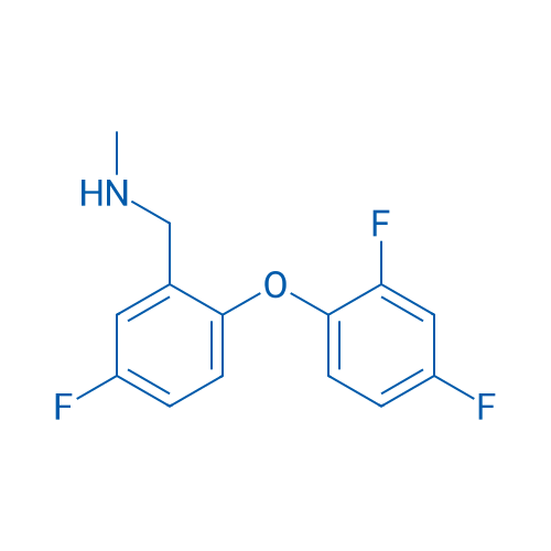 1-(2-(2,4-Difluorophenoxy)-5-fluorophenyl)-N-methylmethanamine 250mg