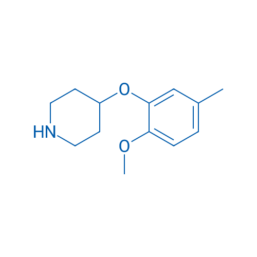 4-(2-Methoxy-5-methylphenoxy)piperidine 1g
