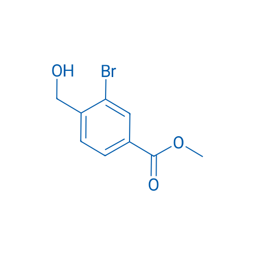 Methyl 3-bromo-4-(hydroxymethyl)benzoate 250mg