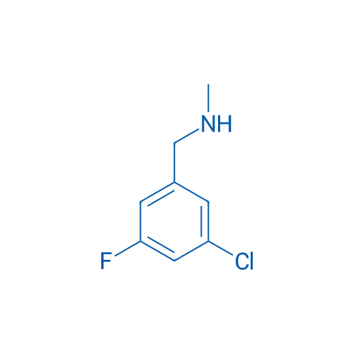1-(3-Chloro-5-fluorophenyl)-N-methylmethanamine 250mg