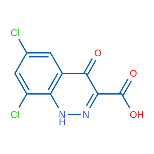 6,8-Dichloro-4-oxo-1,4-dihydrocinnoline-3-carboxylic acid 1g